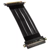 Akasa Riser Black X2 Mark IV Premium PCIe 4.0 x16 riser-kaapeli, 20 cm, AK-CBPE03-20B