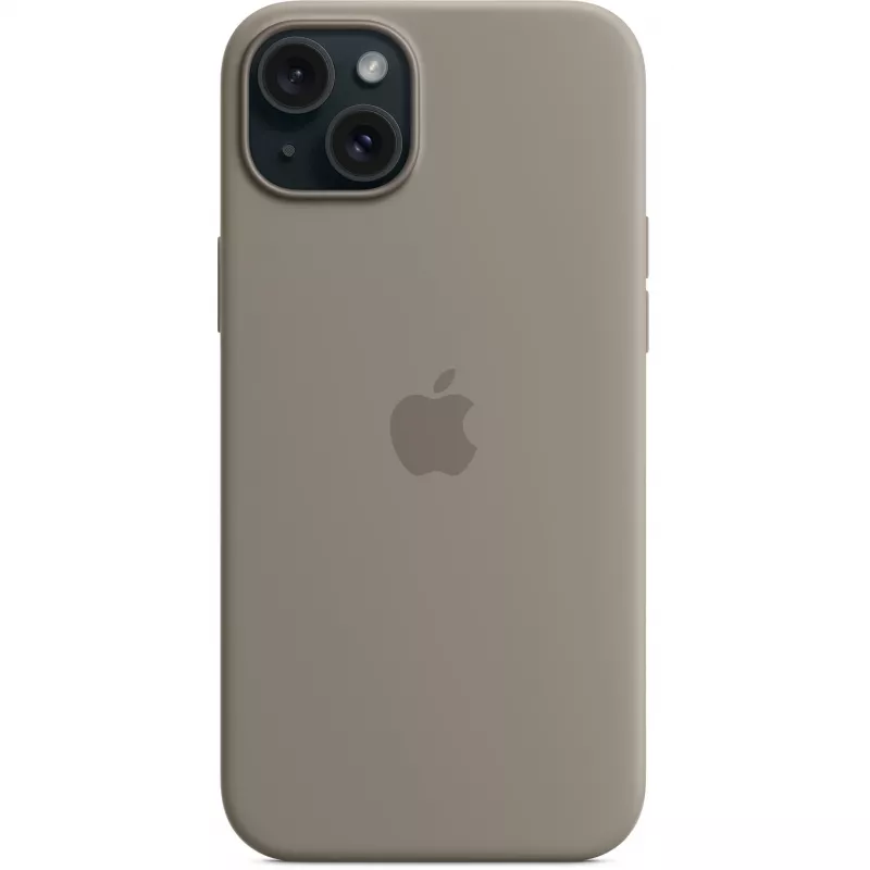 Silikonikuori Apple iPhone 15 Plus MagSafe Clay