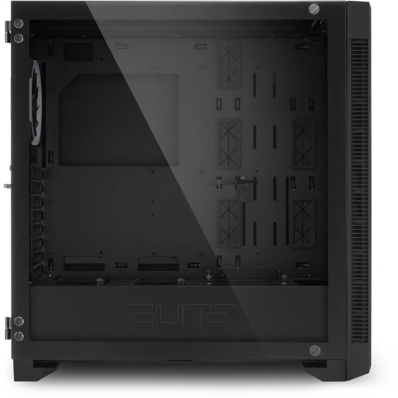 PC-kotelo Sharkoon ELITE SHARK CA200G Midi Tower musta