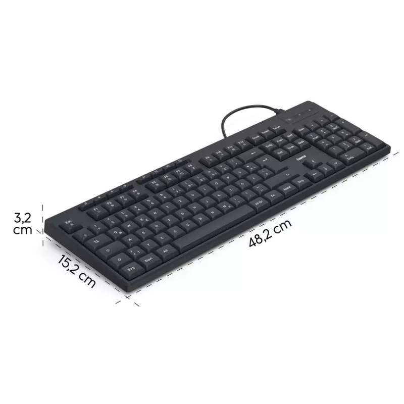HAMA CK-200 musta kaapeli 2 m – U8173052