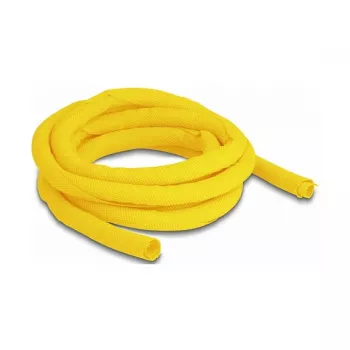 DeLOCK punottu suojasukka itsesulkeutuva lämmönkestävä 2 m x 10 mm keltainen