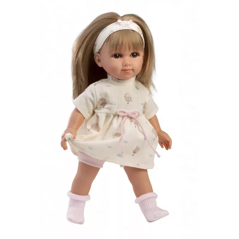 Nukke Llorens Elena 35 cm — realistiset piirteet, pehmeä vartalo