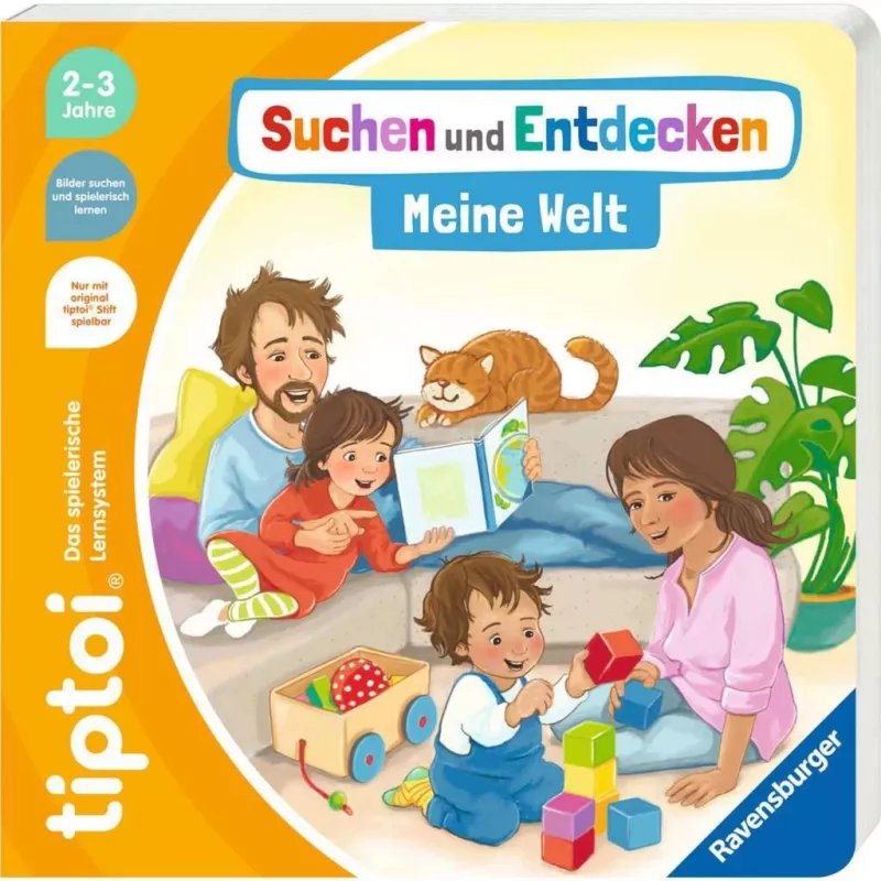 tiptoi Starter-Set: Suchen und Entdecken - Meine Welt, oppikirja kynä ja kuvakirja