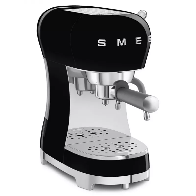 SMEG 50's Style ECF02BLEU espressokeitin, 15 bar, musta