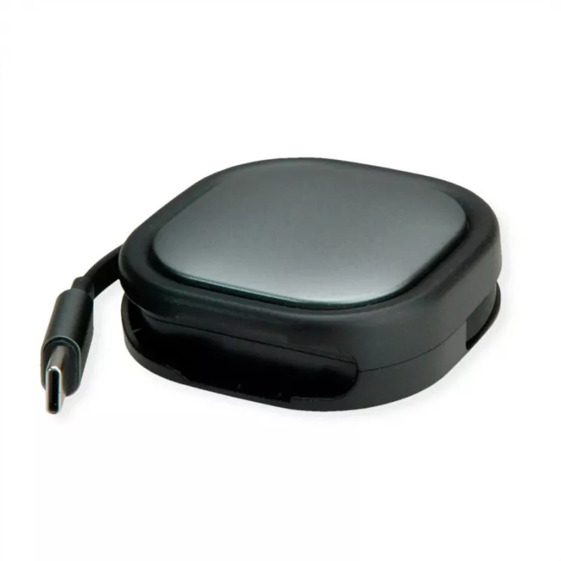 ROLINE USB2.0 rullattava kaapeli C-C ST/ST 1,2 m – kaapeli – digitaali/data (11.02.8420)