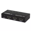 HDMI-videosplitteri SAVIO CL-42 — 2x HDMI-lähdöt, 1920x1080, 36-bittinen väri, metallikotelo, 5V/1A