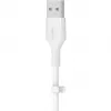 Kaapeli Belkin Cbl Scicone USB-A LTG 2M blc valkoinen USB A USB C Lightning