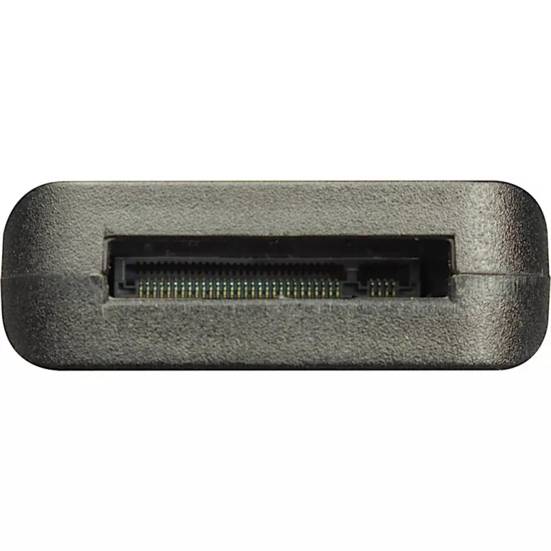 Inter-Tech K-1696-P2 USB-C–M.2 SSD -sovitin, USB 3.2 Gen 2 (10 Gbit/s), PCIe NVMe ja SATA, musta