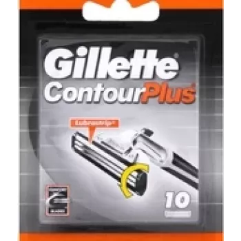 Gillette ContourPlus -varaterät, 10 kpl:n pakkaus
