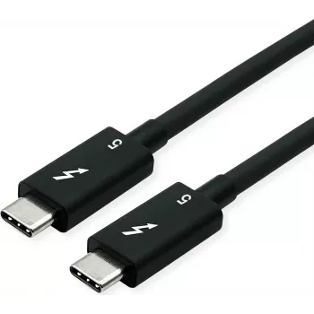 ROLINE Thunderbolt 5 kaapeli C-C 80G 240W 8K passiivinen 0,5 m - kaapeli - digitaalinen/data (11.02.9110)