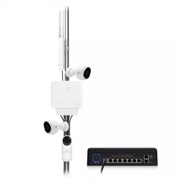 Ubiquiti UniFi Switch Flex (3 kpl:n pakkaus) hallittava L2 gigabit ethernet (10/100/1000) Power over Ethernet (PoE) valkoinen
