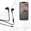 LogiLink USB-C äänisovitin USB-C/uros 2x USB-C/naaras 60W PD valkoinen