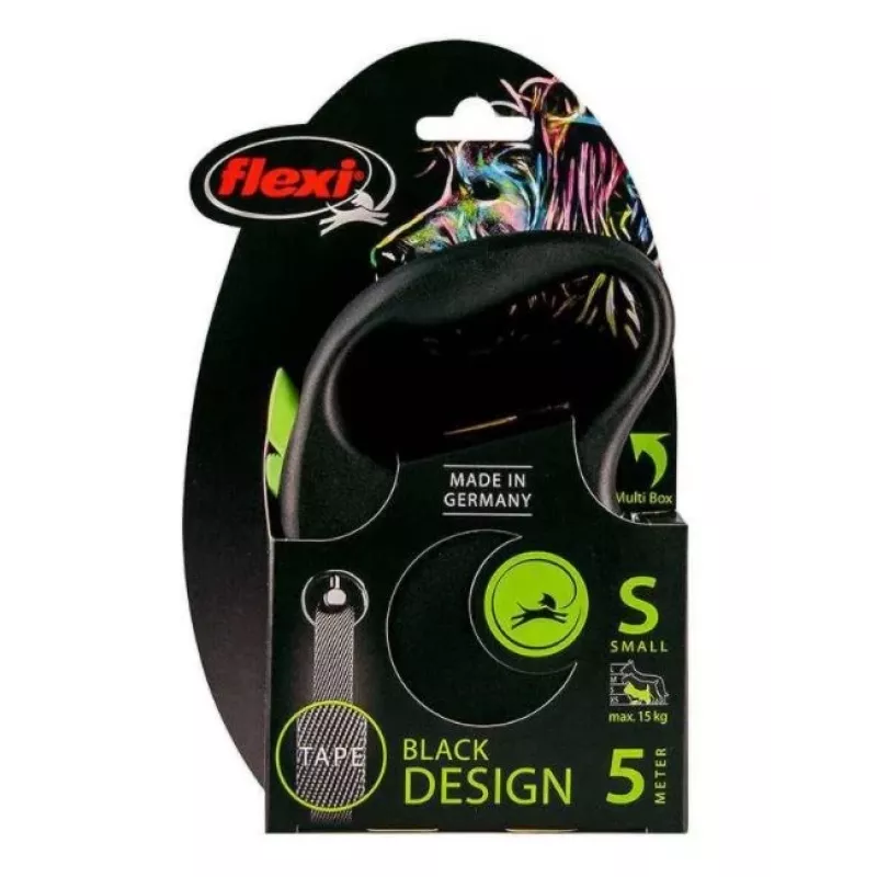 FLEXI Black Design S - flexi - 5 m