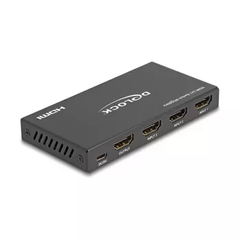 DeLOCK HDMI-kytkin 3 x HDMI In - 1 x HDMI Out 8K 60 Hz