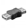 Microconnect USBAFAF -kaapelisovitin USB A musta