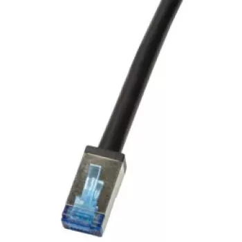 Verkkokaapeli LogiLink CQ7093S RJ-45 Cat6a 10 m musta