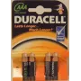 Duracell | AAA/LR03 | Alkaline Basic MN2400 | 4 kpl