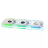 Tuuletin Lian Li UNI FAN SL Wireless LCD 120 12 cm valkoinen 3 kpl