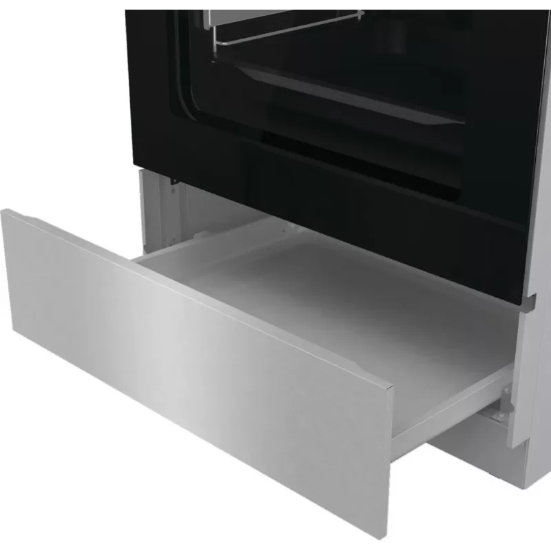 Gorenje GKS6C71XF vapaasti seisova liesi ja uuni hopea