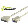 Microconnect IBM029 sarjakaapeli harmaa 3 m DB-9 DB-25