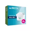 Vesisuodatinpatruuna Brita 122027 4 kpl valkoinen