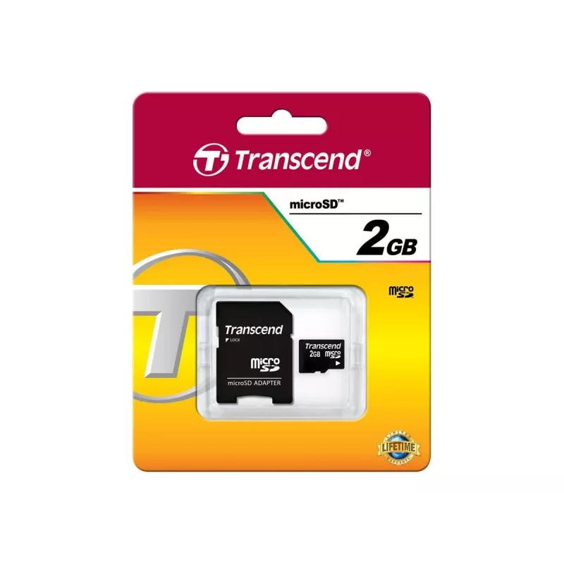 Transcend 2GB MicroSD TS2GUSD flash-kortti