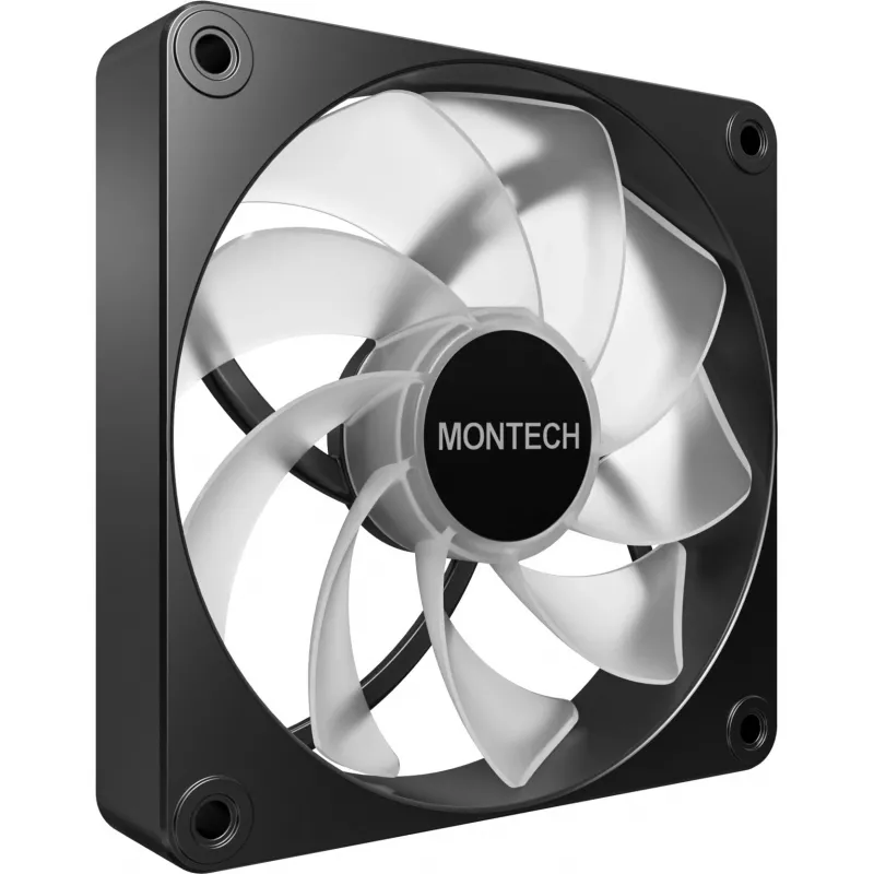 Montech GF120R V2 ARGB tietokonekotelon tuuletinmoduuli 12 cm musta 3 kpl