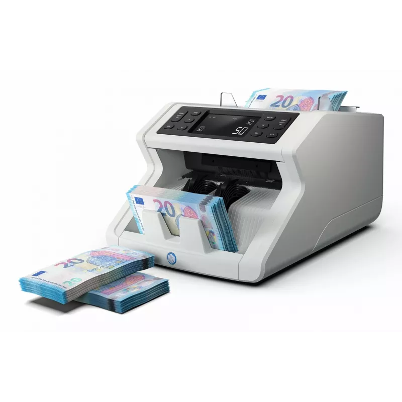 Setelilaskukone Safescan 2210 G2 valkoinen LCD-näyttö AC 220-240V