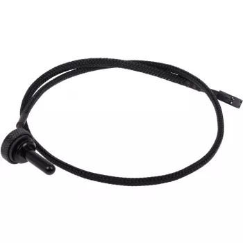 Alphacool Eiszapfen lämpötila-anturi Plug G1/4 - lämpötila-anturi nestekiertojärjestelmään - syvänmusta - 50 cm