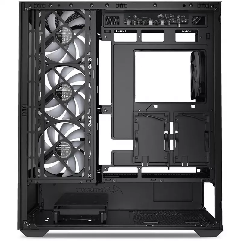 PC-kotelo Sharkoon AK6 RGB, ATX, musta