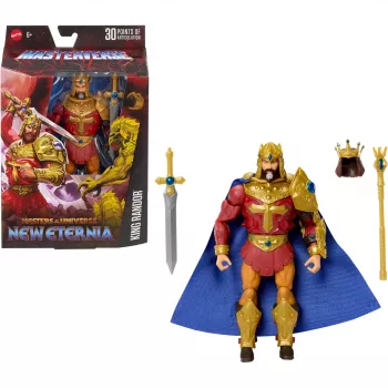 Toimintafiguuri MATTEL Masterverse King Randor JBP79 — keräiltävä, liikuteltava figuuri