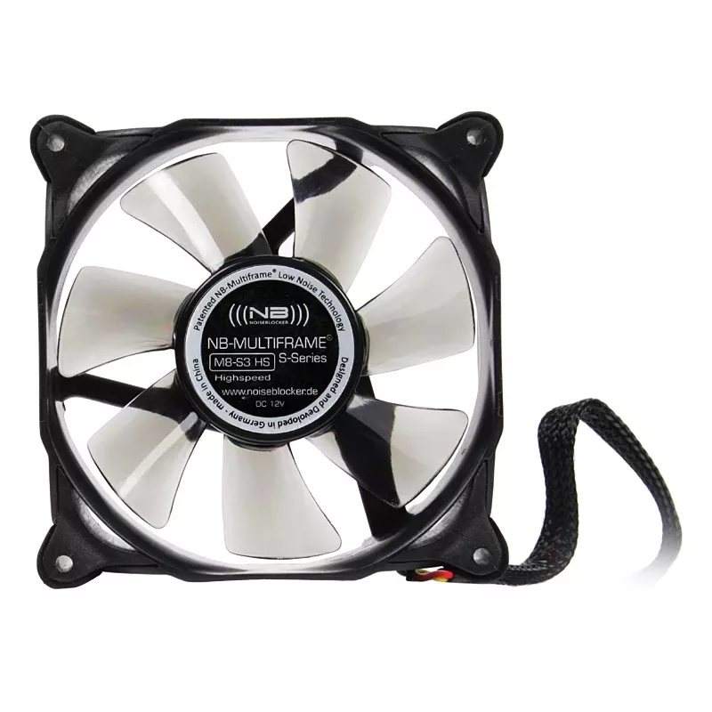 Noiseblocker Multiframe S-sarja M8-3 HS 80 mm kotelotuuletin