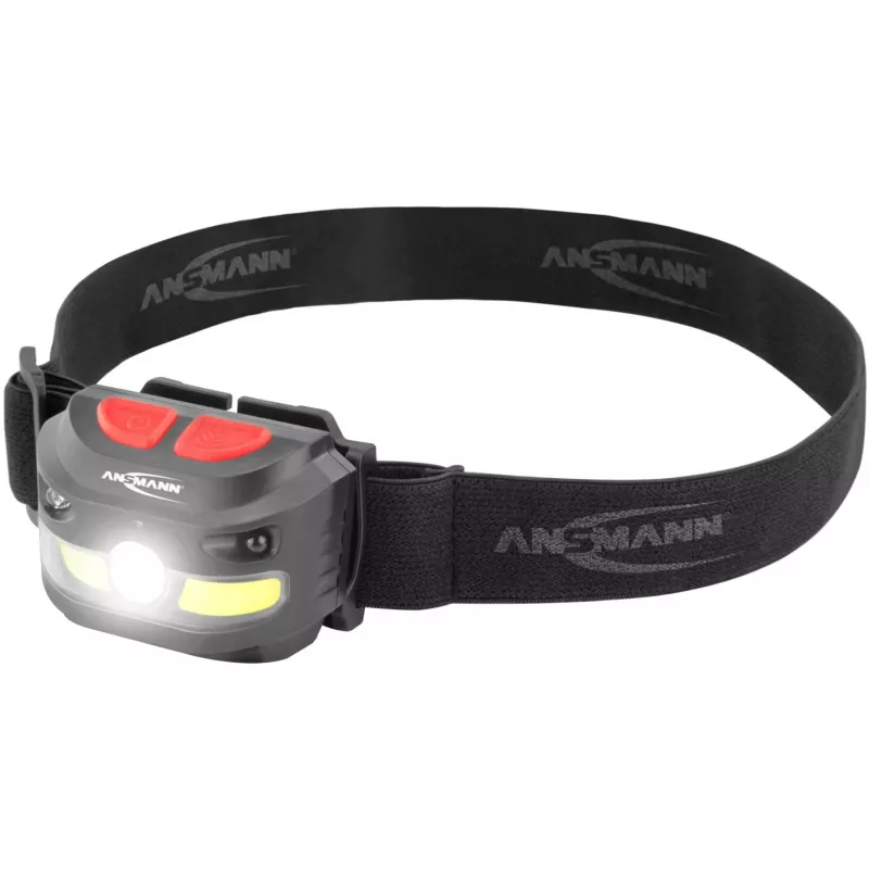 Otsalamppu Ansmann HD250RS musta COB LED 4W IP54