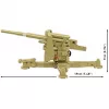 Cobi-palikkarakennussarja 8,8 cm Flak 18 – 232 osaa, mittakaava 1:35