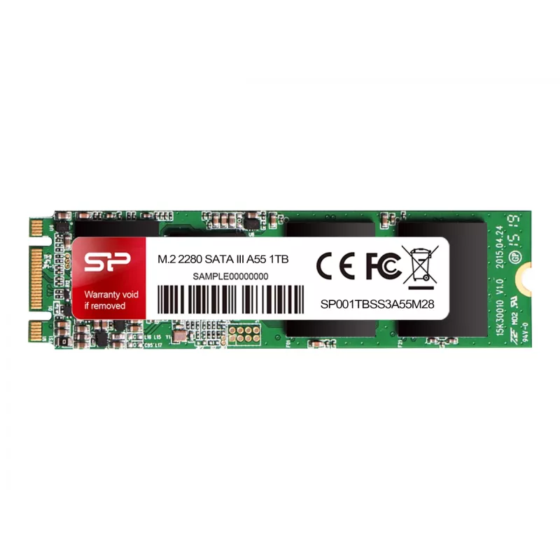 SSD-asema Silicon Power SP256GBSS3A55M28 256 GB puoliohut SATA III, 560/530 MB/s, SLC