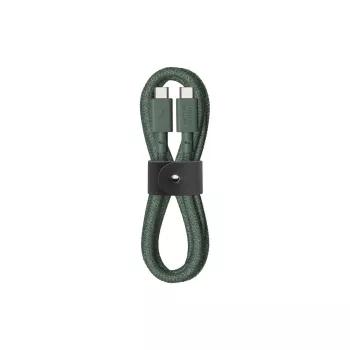 USB-C-USB-C-kaapeli Native Union Belt kaapeli 1,2 m vihreä