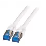 EFB-Elektronik RJ45 patch-kaapeli Cat.6A S/FTP TPECat.7 raakakaapeli superflex valkoinen 2m valmistaja: EFB Elektronik (K5525FWS.2)