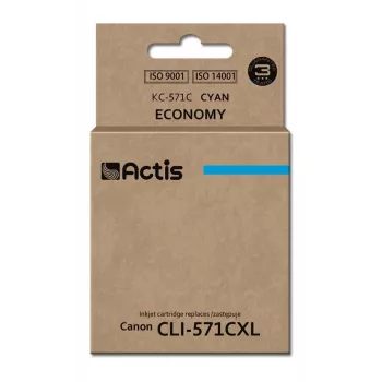 Actis KC-571C muste (korvaa Canon CLI-571C; standardi; 12 ml; syaani)