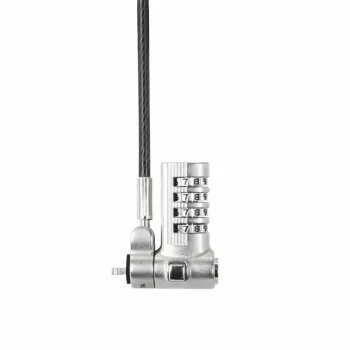 Kaapelilukko DICOTA D32050 hopea 0,3 m numerolukko