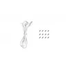 DeepCool FL12R WH 3-in-1 Reverse 120 mm kotelotuulettimet, 3 kpl, 500-2150 r/min, 93,45 m³/h, nestedynaaminen laakeri, 4-nastainen PWM, 33,9 dB, valkoiset