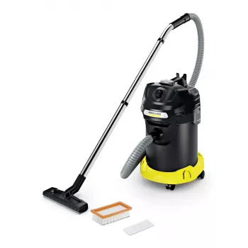 Kuivaimuri Karcher AD 4 Premium — 17 l, 600 W, pussiton, metalliletku, kromiputki