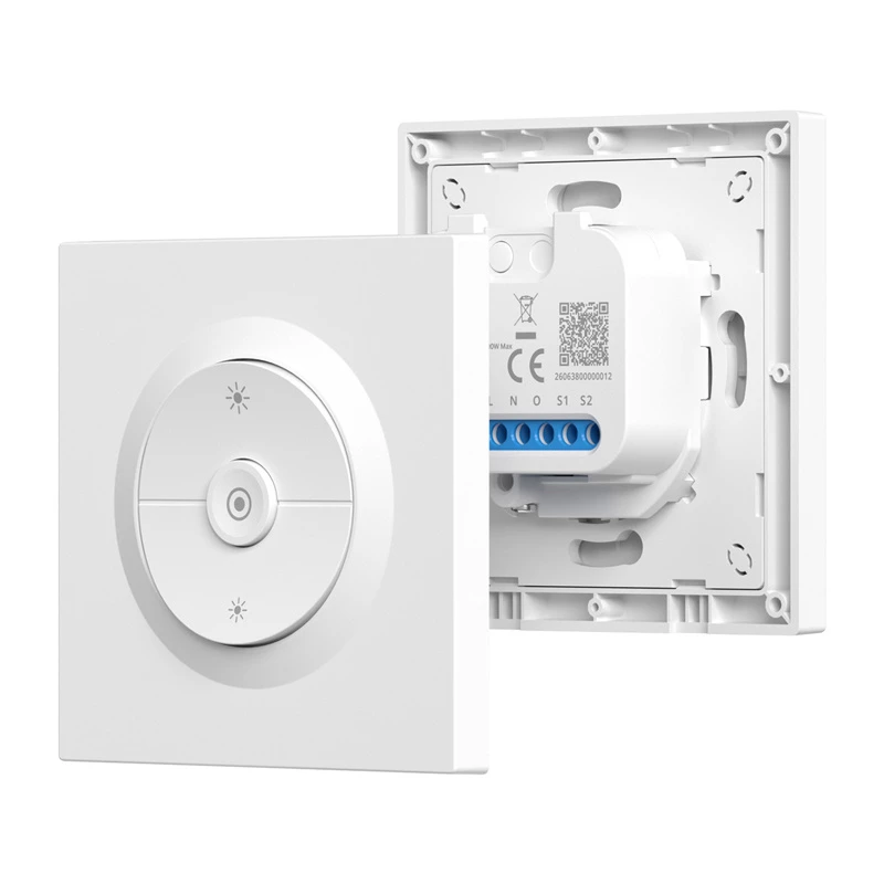 Älykäs seinäkytkin/himmennin Sonoff MINI-ZBDIM-E ZigBee – kompakti uppoasennettava himmennin ja on/off-moduuli