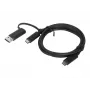 Lenovo 4X90U90618 USB-kaapeli USB 3.2 Gen 1 (3.1 Gen 1) 1 m USB A/USB C USB C musta