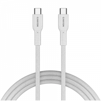 CANYON kaapeli OnWire 60CL C-C 60W COLOR punottu 1m valkoinen