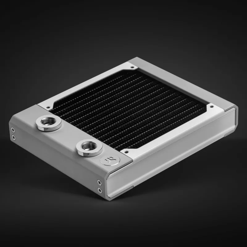 Jäähdytin EK Water Blocks messinki kupari ruostumaton teräs valkoinen