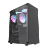 Tietokonekotelo Darkflash DK100 (musta)