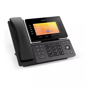 Snom D892M, IP-puhelin, musta, pöytä-/seinäasennus, Linux, TFT, 12,7 cm (5