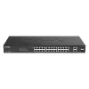 D-Link DGS-1100-26MPV2/E verkkokytkin Managed L2 Gigabit Ethernet (10/100/1000) Power over Ethernet (PoE) musta