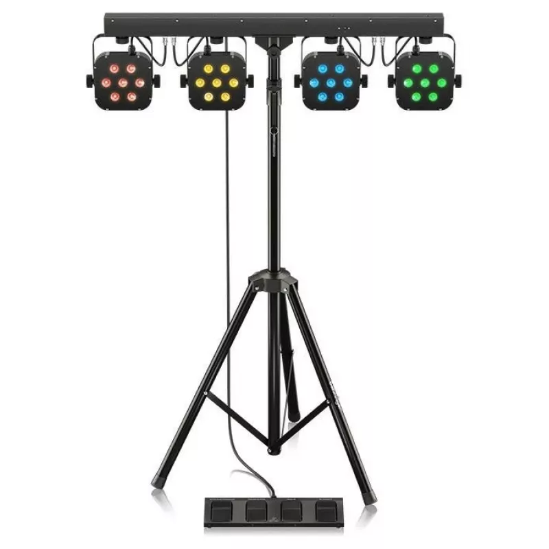 Behringer STAGE TRI LED BUNDLE ST1 setti 4xLEDPAR ohjaimella + jalustalla