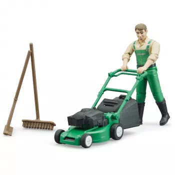 Lelusetti BRUDER 62103 — moniväriset ABS-hahmot ja tarvikkeet, suositeltu ikä 4+